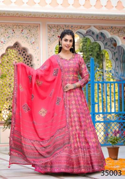 TEJASVEE RAMYA 35001 TO 35004 DESIGNER GOWN WHOLESALER IN SURAT